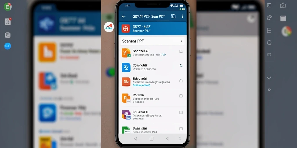 Tampilan antarmuka GB777 saat memindai dokumen PDF dengan fitur canggih.