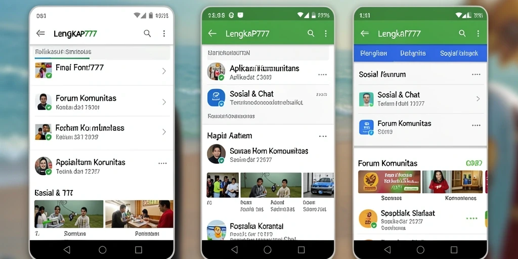 Tampilan antarmuka LENGKAP777 yang menarik dan intuitif.