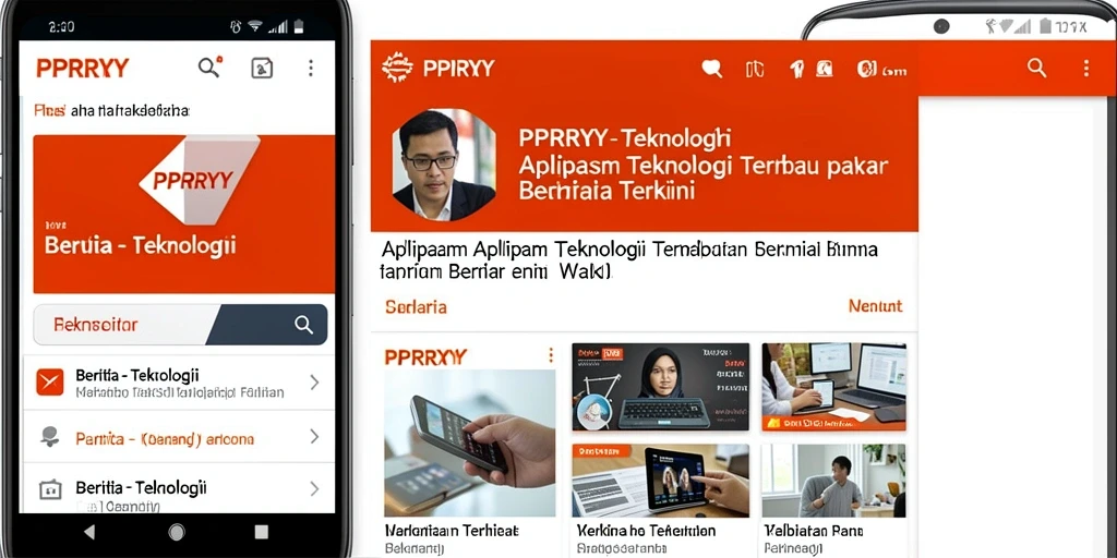 Tampilan antarmuka PPRRYY yang modern dan intuitif.