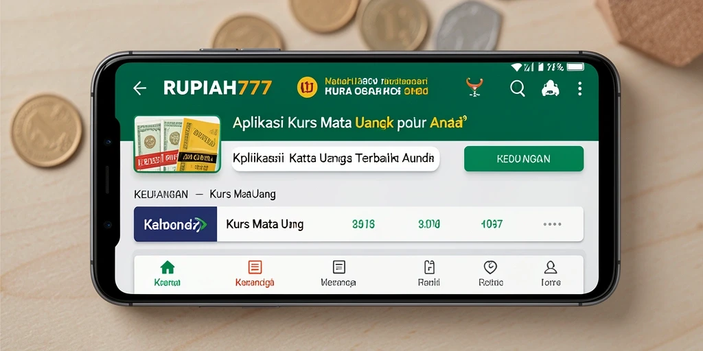 Antarmuka RUPIAH777 yang memudahkan pengguna untuk mengakses kurs mata uang.