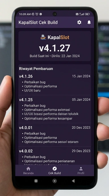 Riwayat Versi Kapalslot untuk Pengguna Android